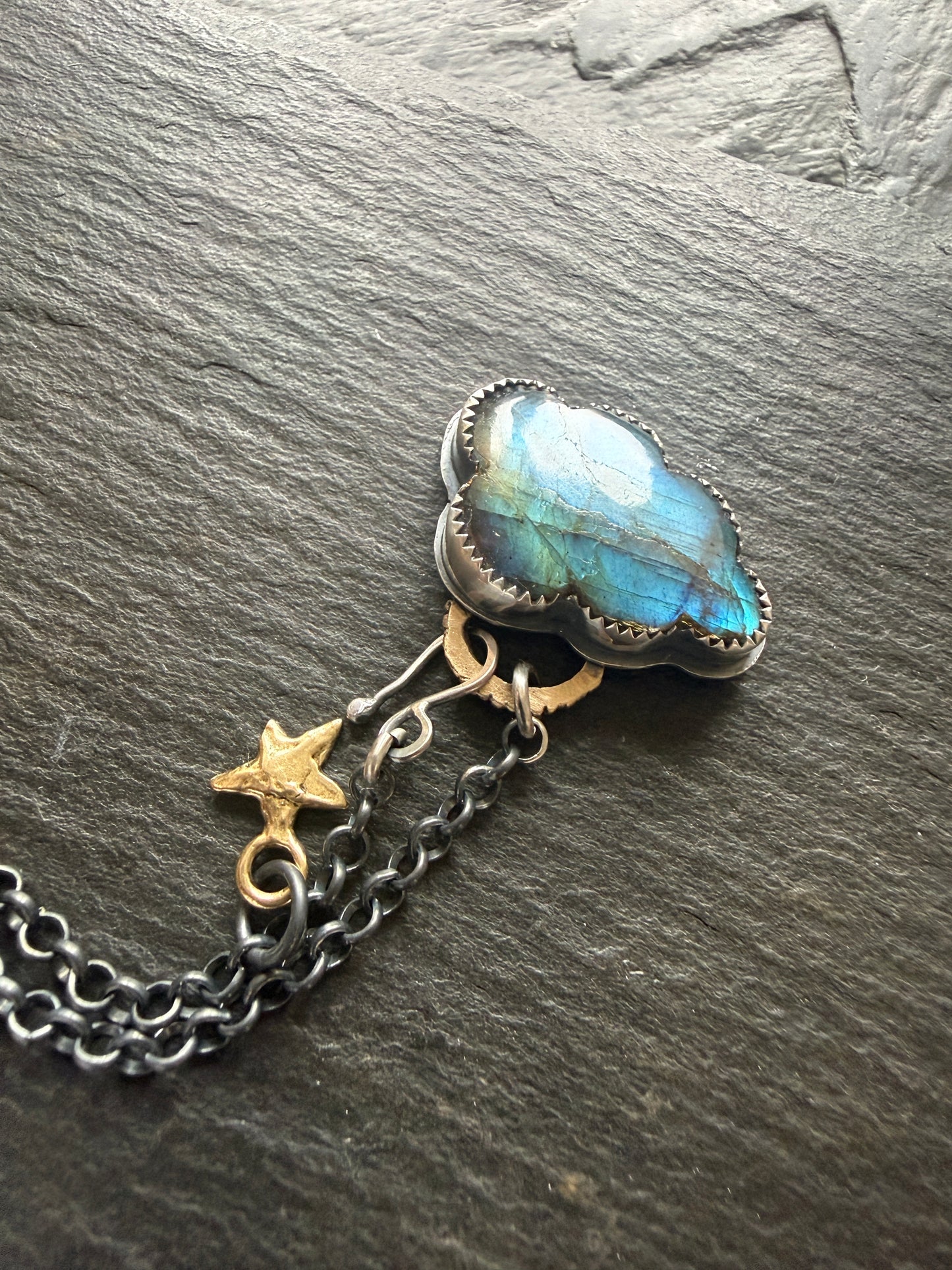Labradorite Cloud Pendant