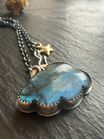 Labradorite Cloud Pendant