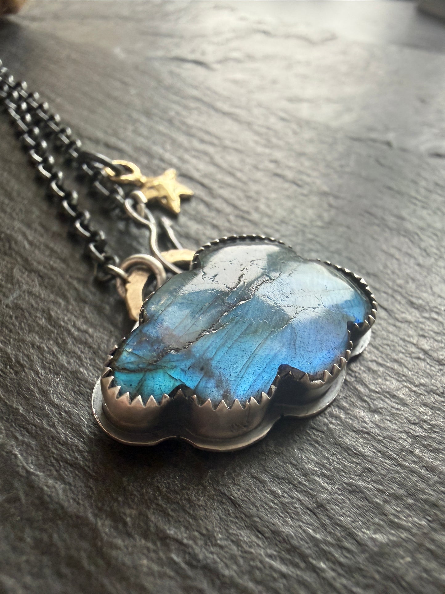 Labradorite Cloud Pendant