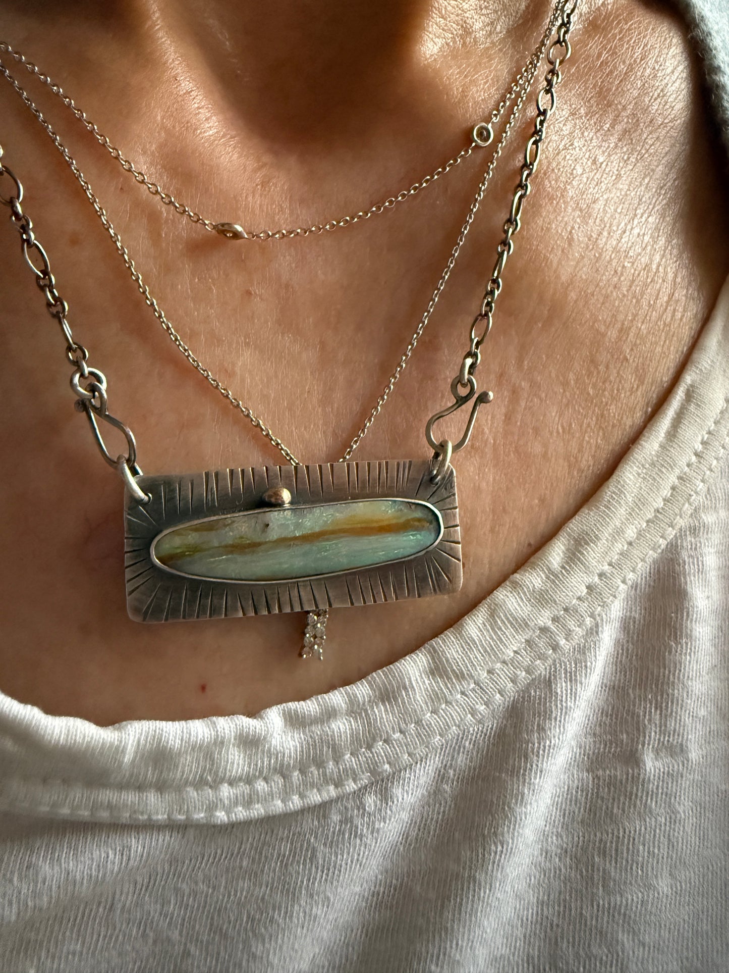 Pastel Opal Necklace