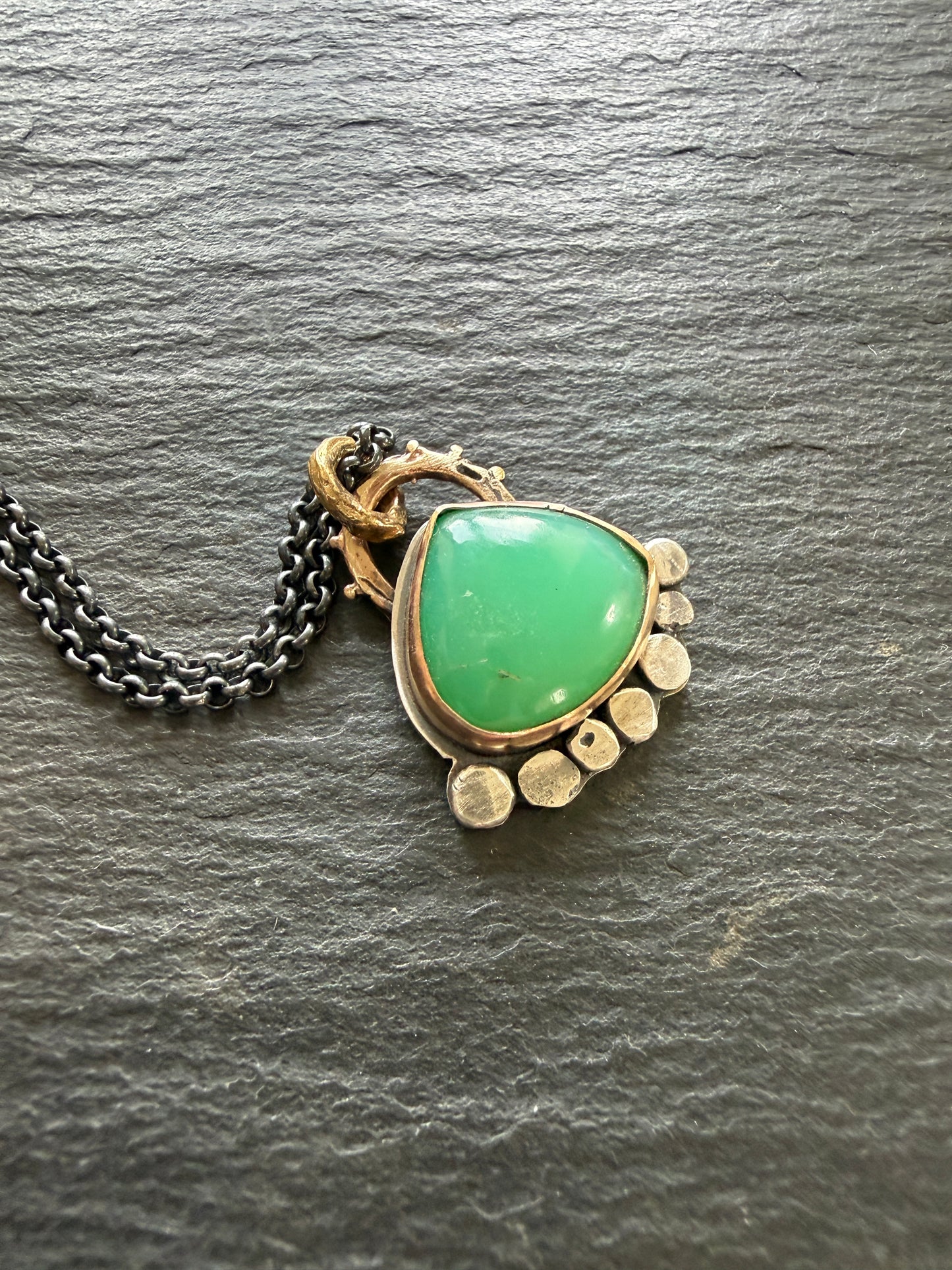 Chrysoprase Pendant
