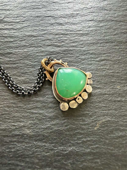 Chrysoprase Pendant