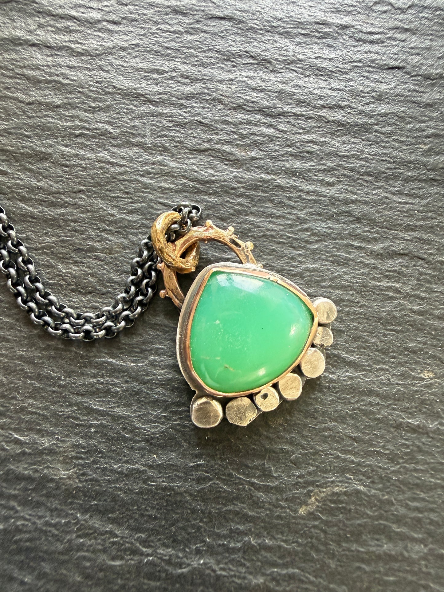 Chrysoprase Pendant