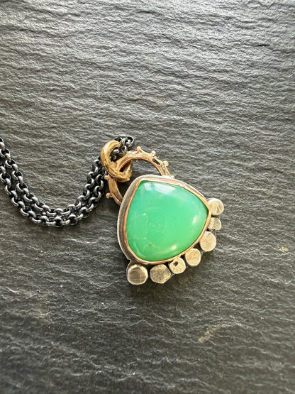Chrysoprase Pendant