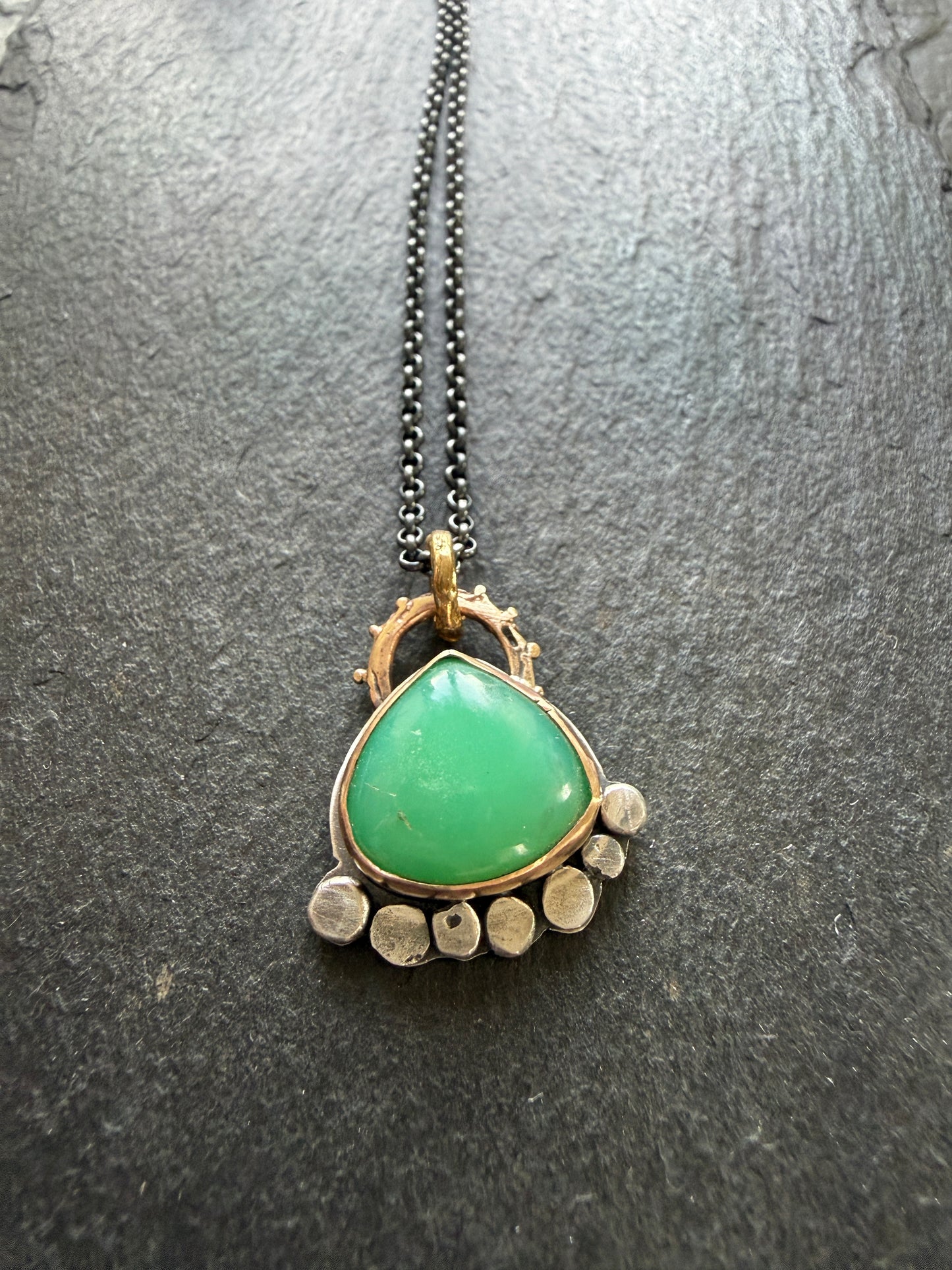 Chrysoprase Pendant