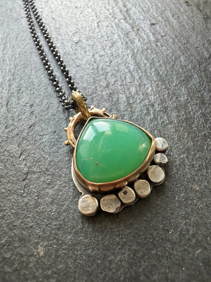 Chrysoprase Pendant