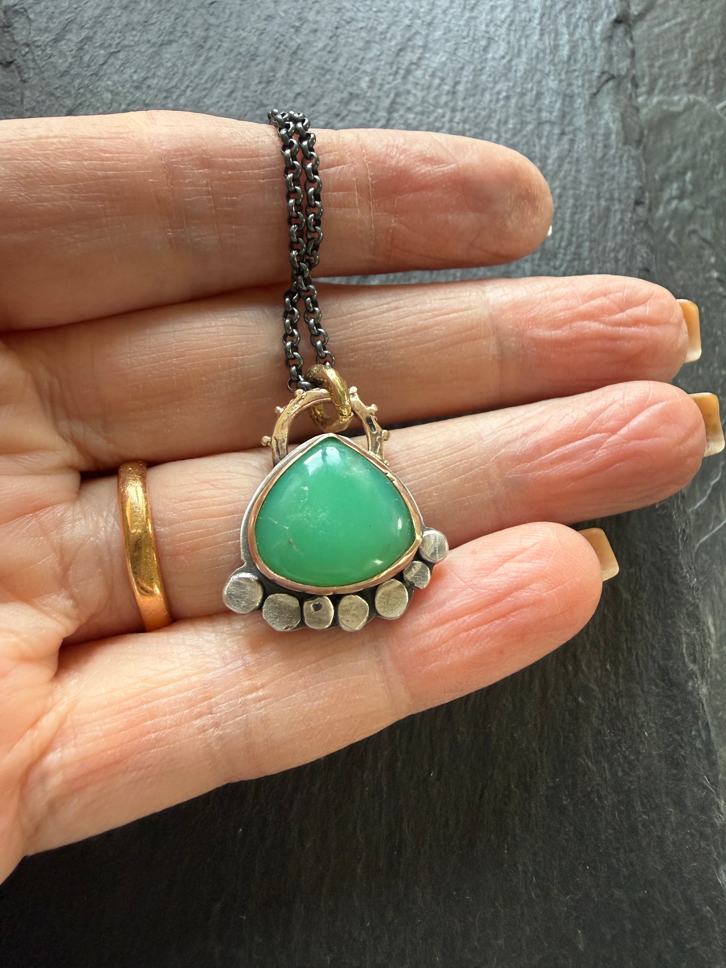 Chrysoprase Pendant