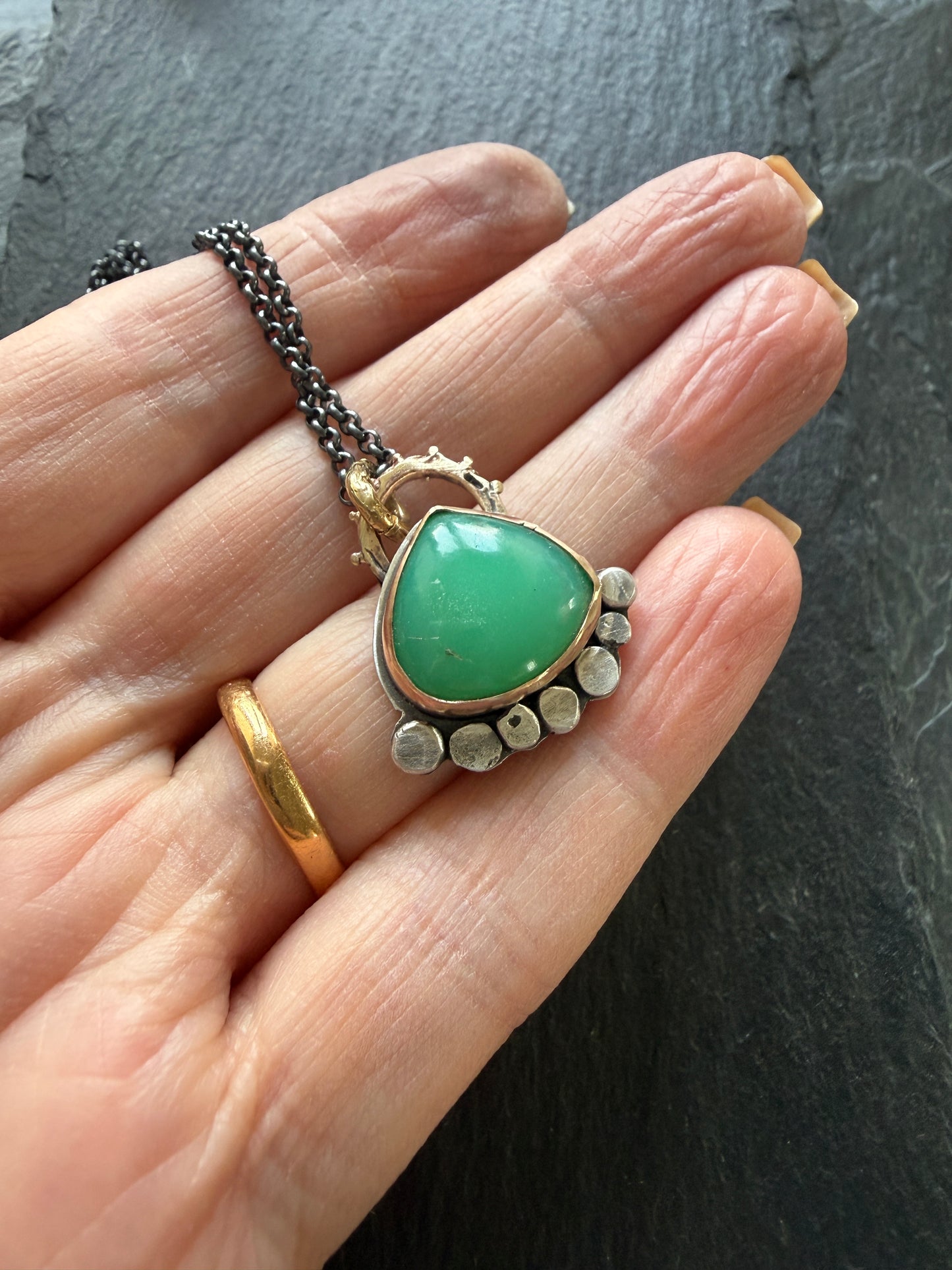 Chrysoprase Pendant