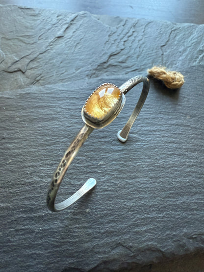 Yellow Tourmaline Bangle