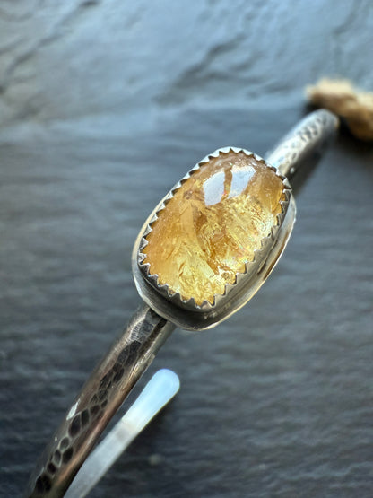 Yellow Tourmaline Bangle