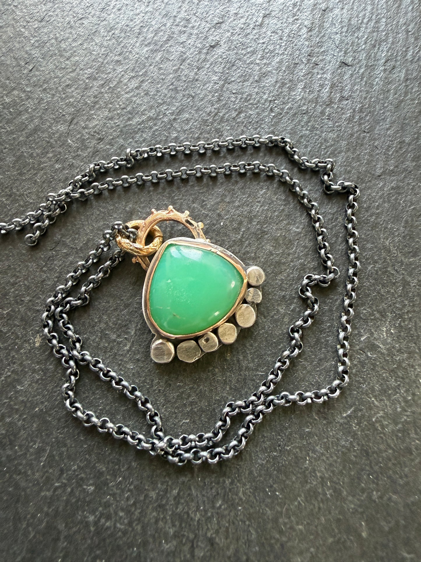 Chrysoprase Pendant