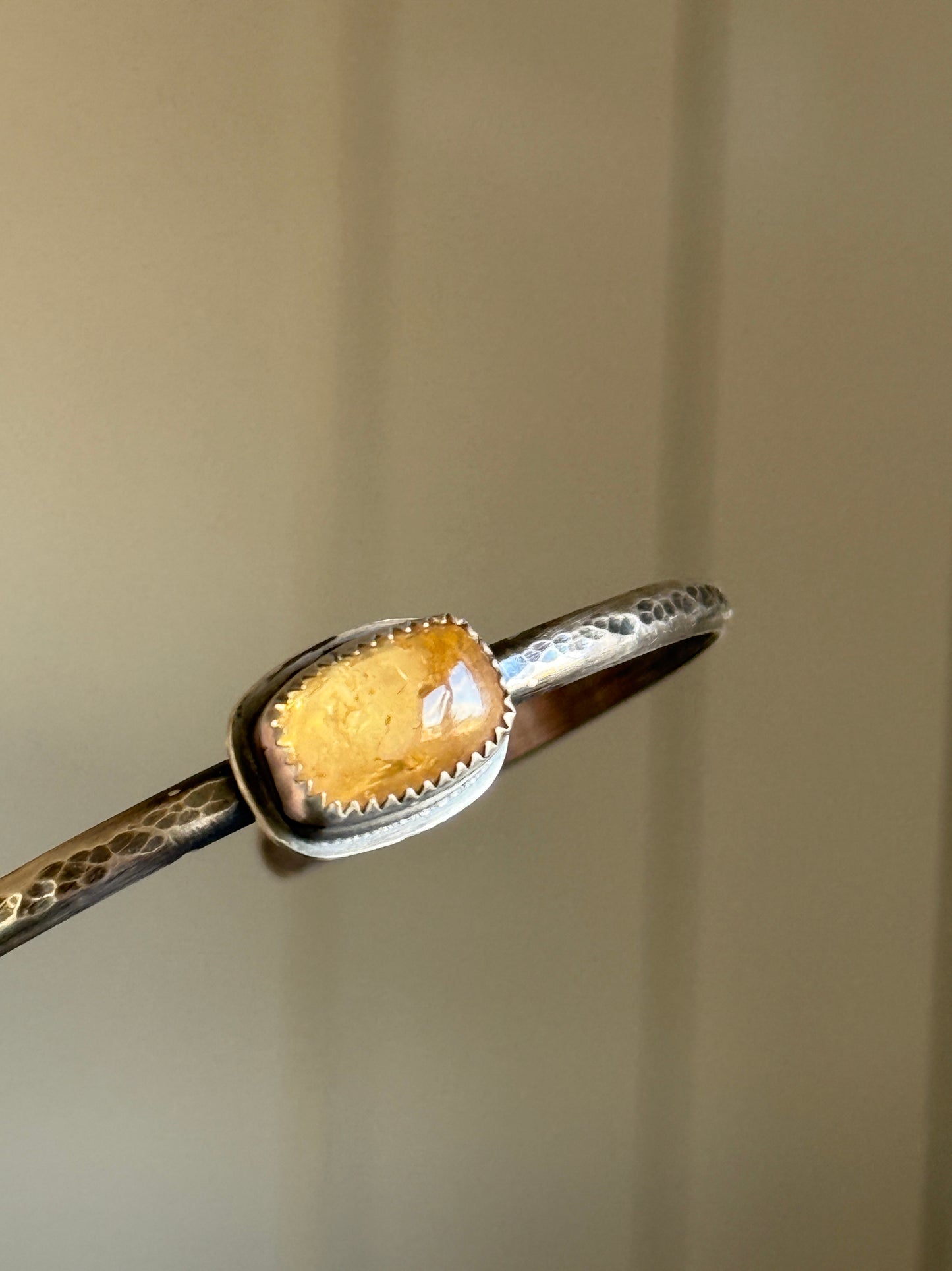 Yellow Tourmaline Bangle