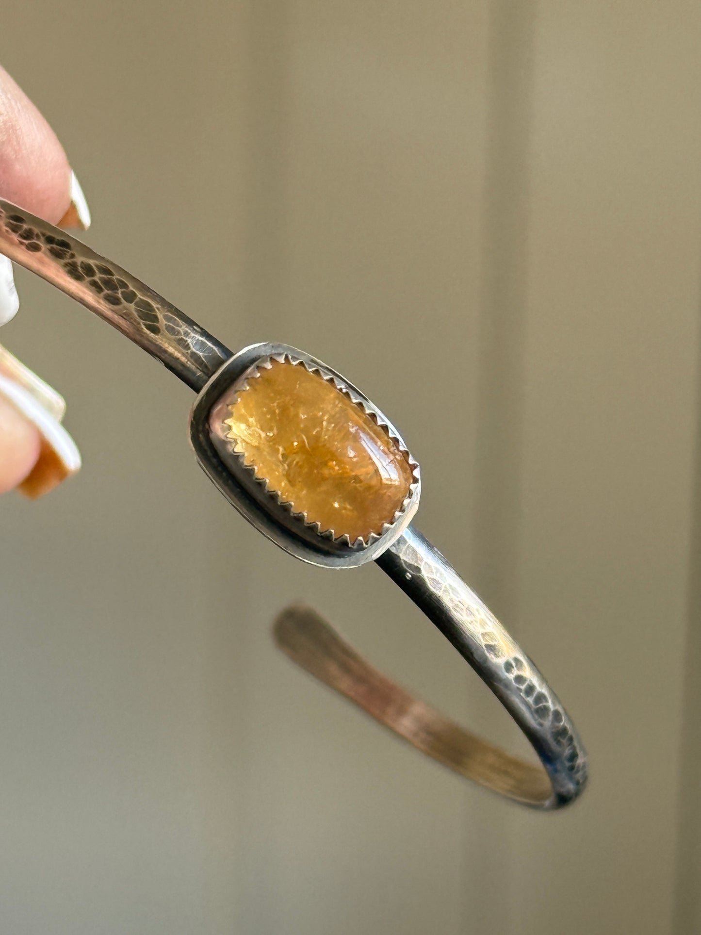 Yellow Tourmaline Bangle