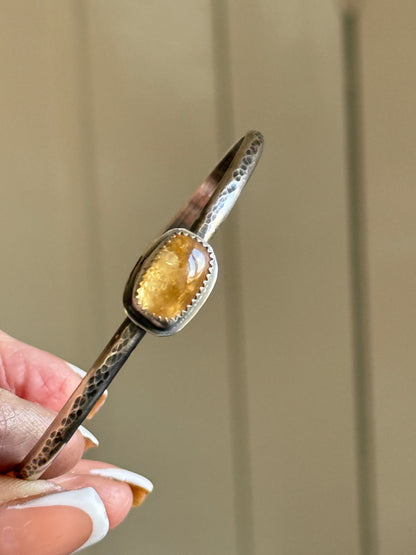 Yellow Tourmaline Bangle