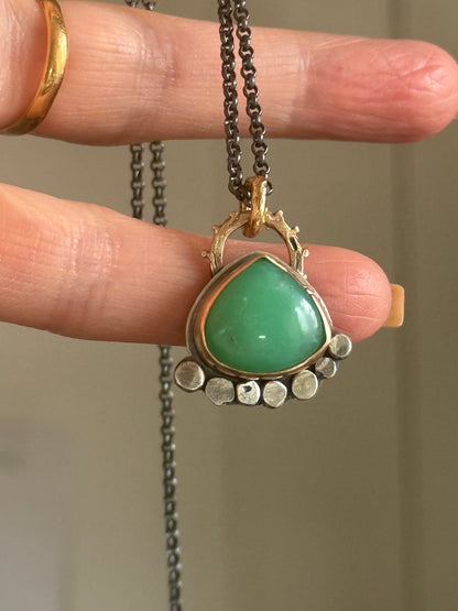 Chrysoprase Pendant