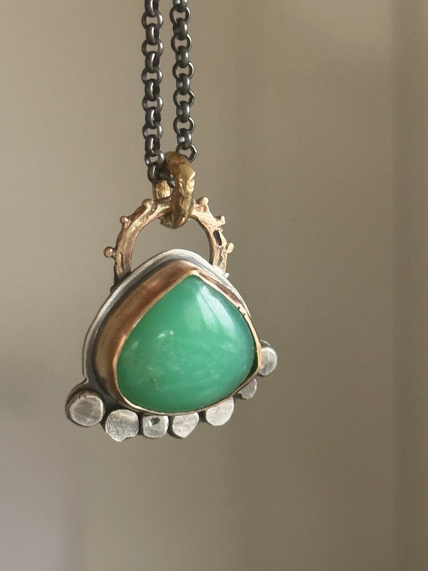 Chrysoprase Pendant