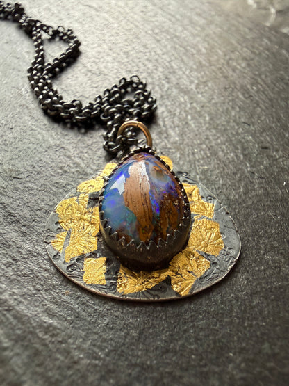 Keum Boo Opal Pendant