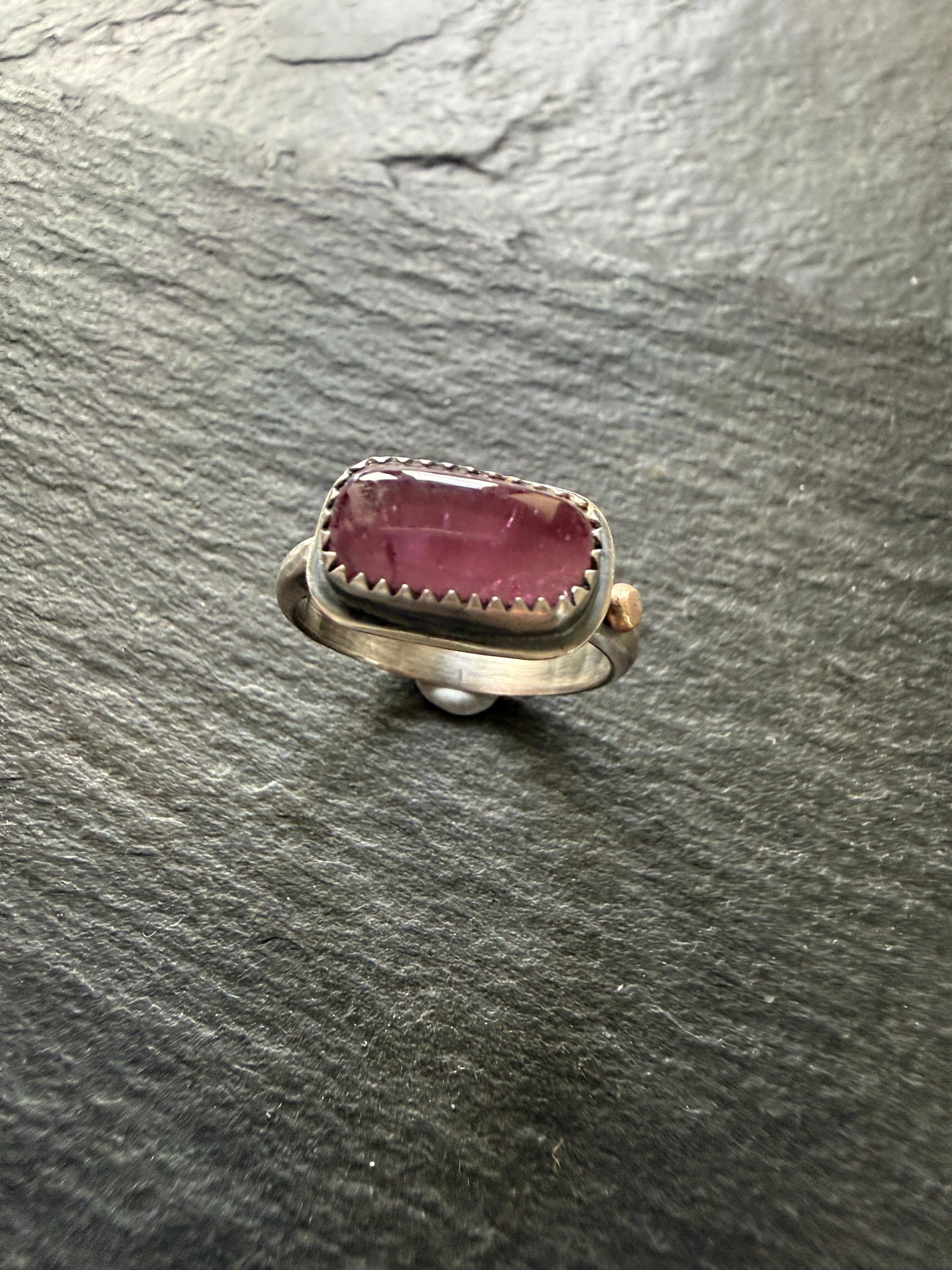 Pink Tourmaline Ring