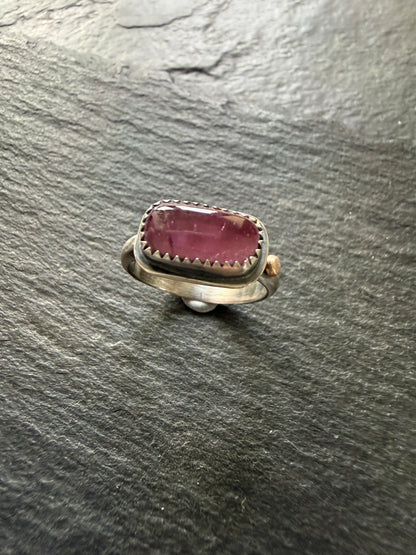 Pink Tourmaline Ring