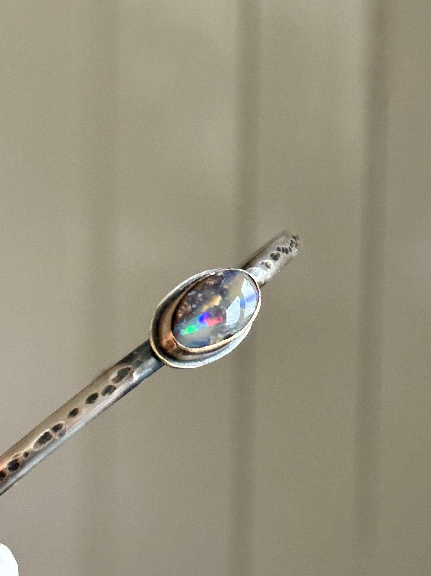 Opal bangle bracelet