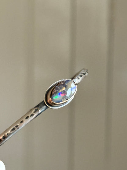 Opal bangle bracelet