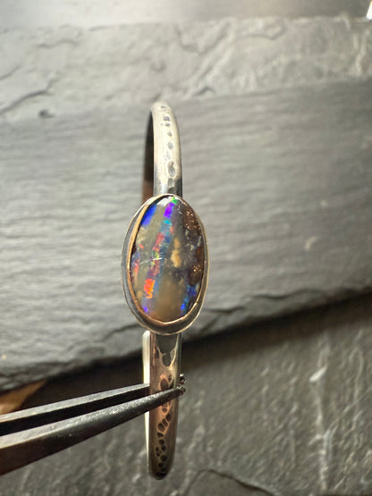 Opal bangle bracelet