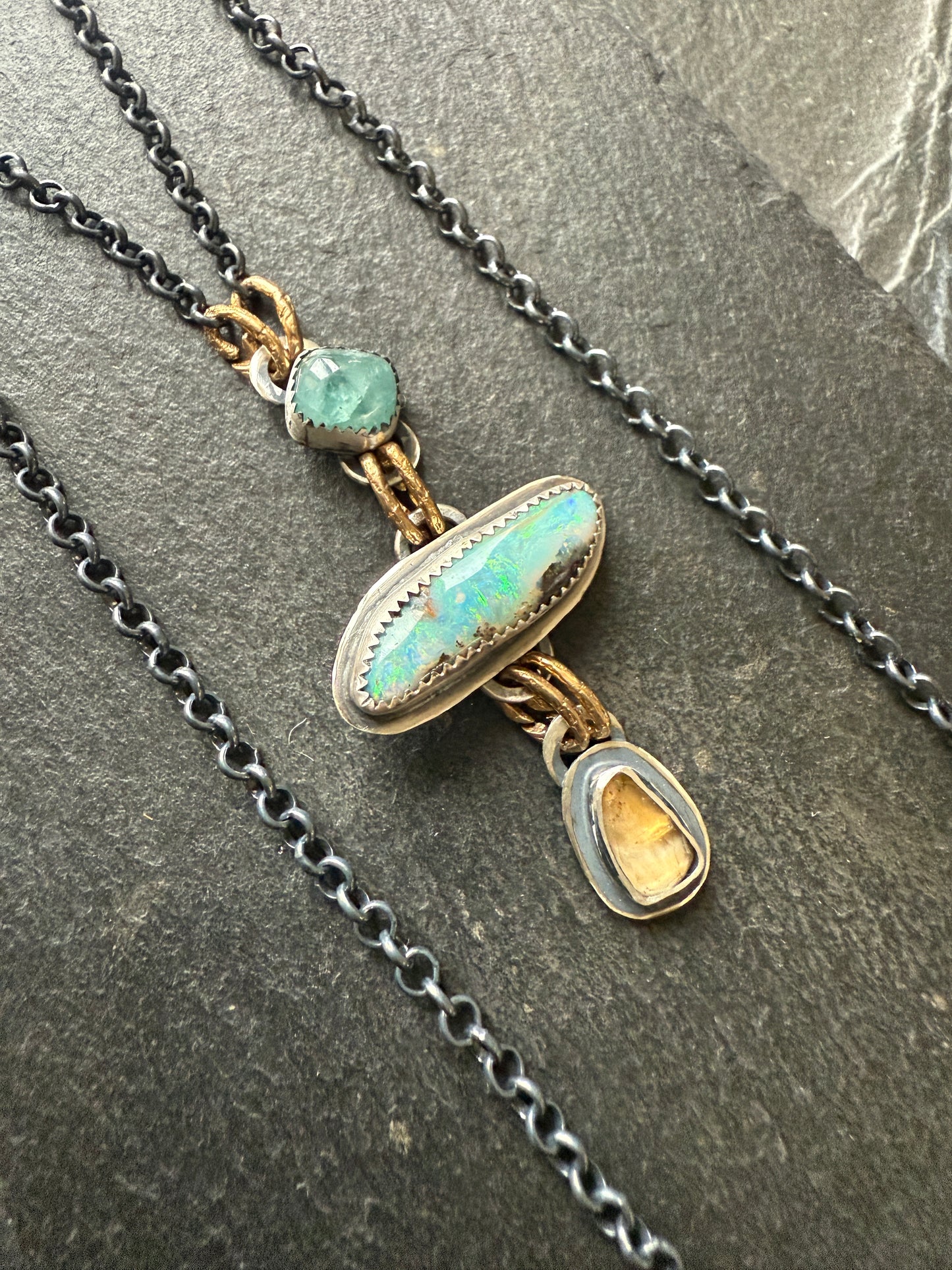 Triple Charm Necklace