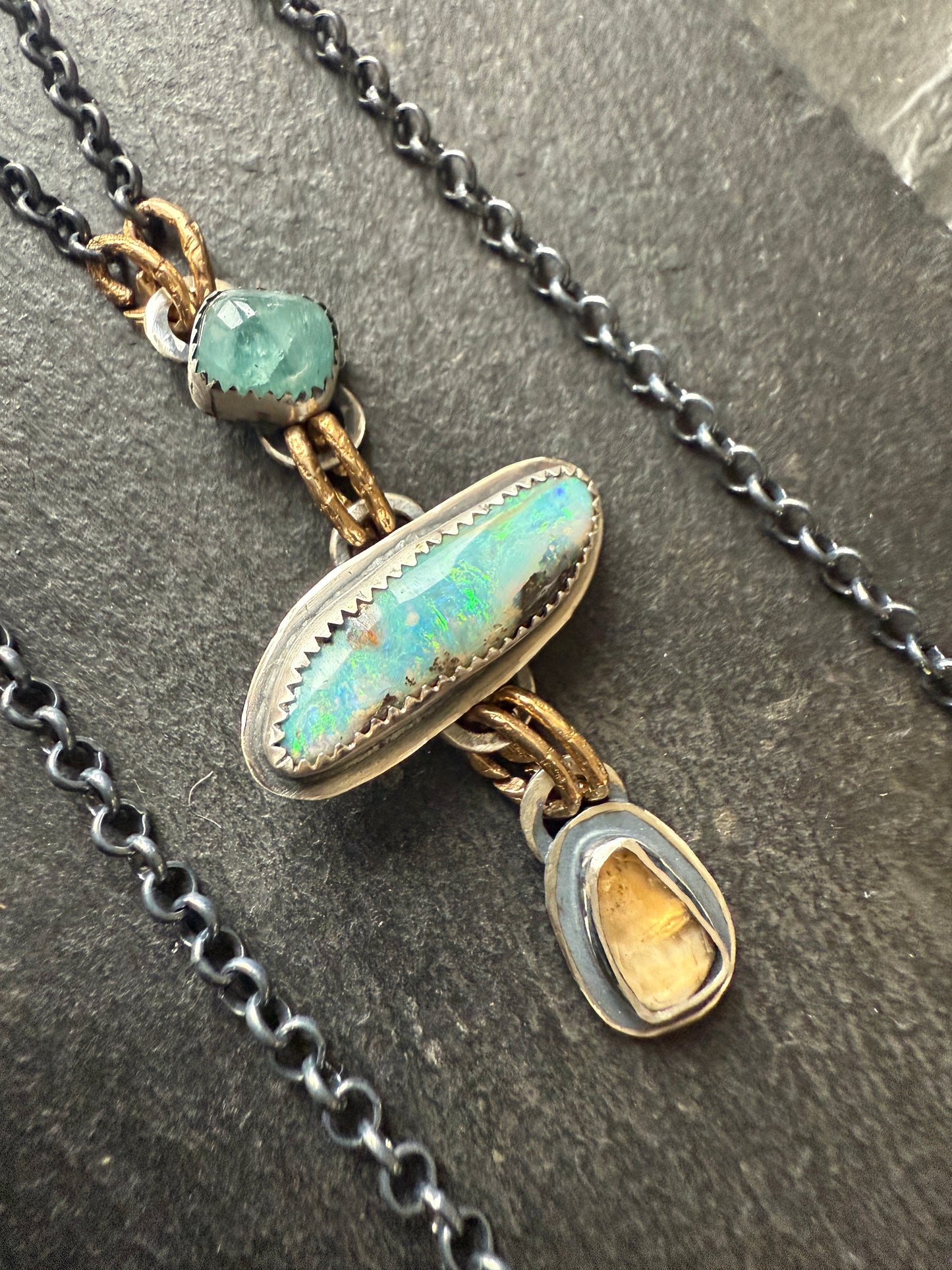 Triple Charm Necklace