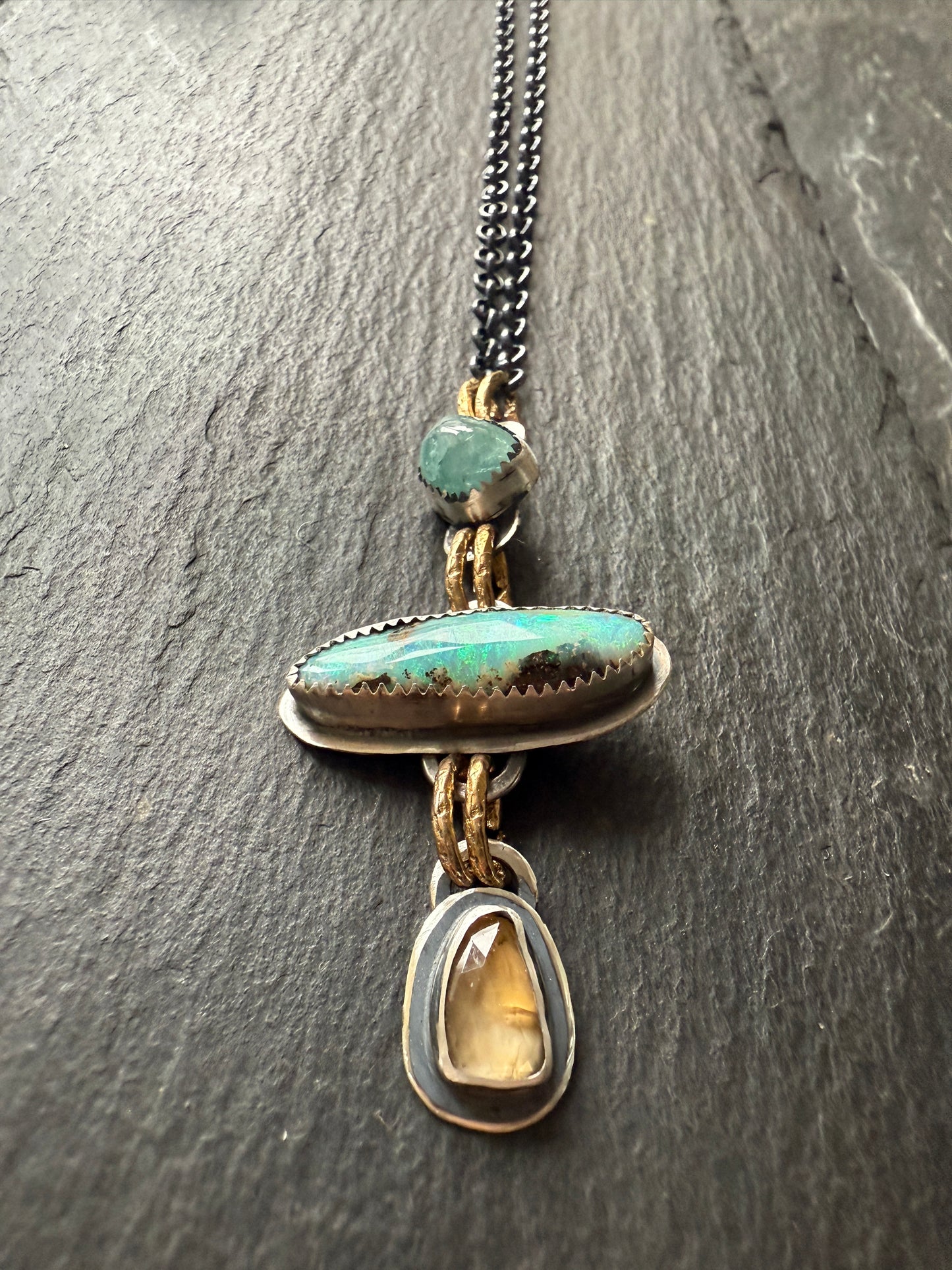 Triple Charm Necklace