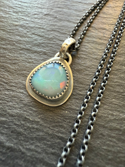 Opal Doublet Dainty Necklace