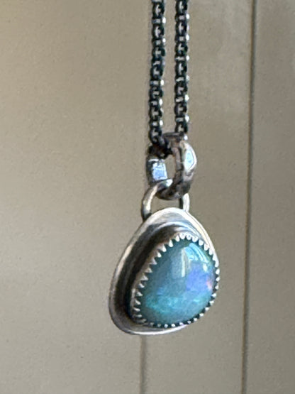 Opal Doublet Dainty Necklace