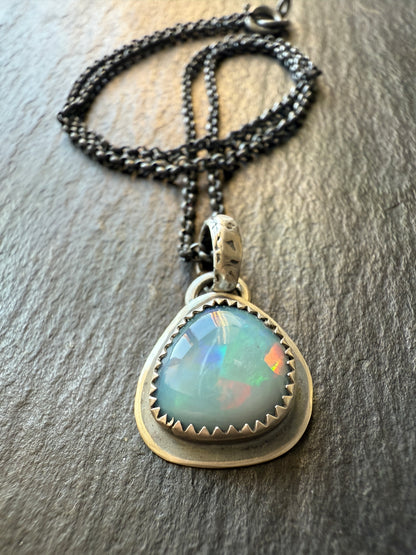 Opal Doublet Dainty Necklace