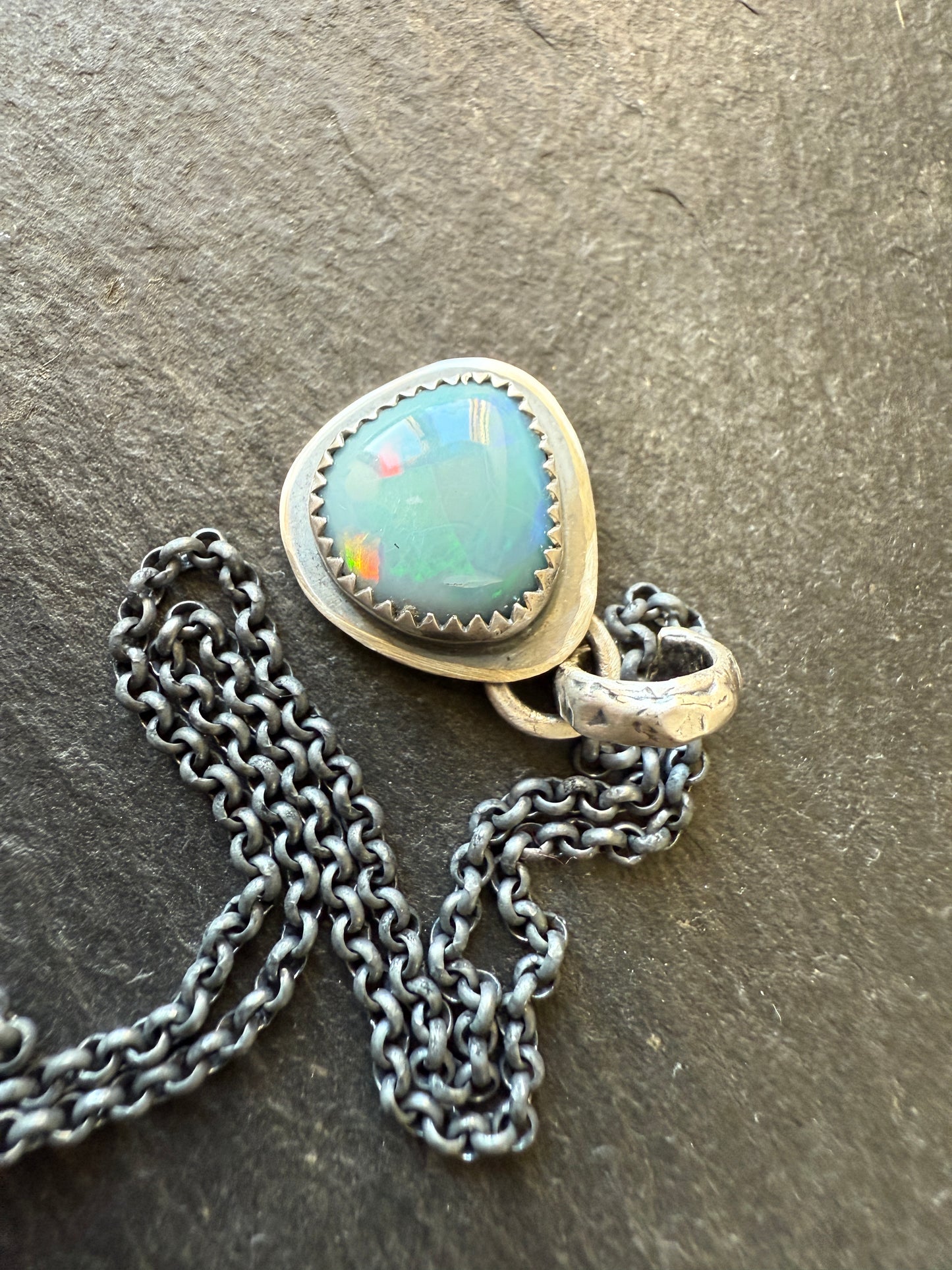 Opal Doublet Dainty Necklace