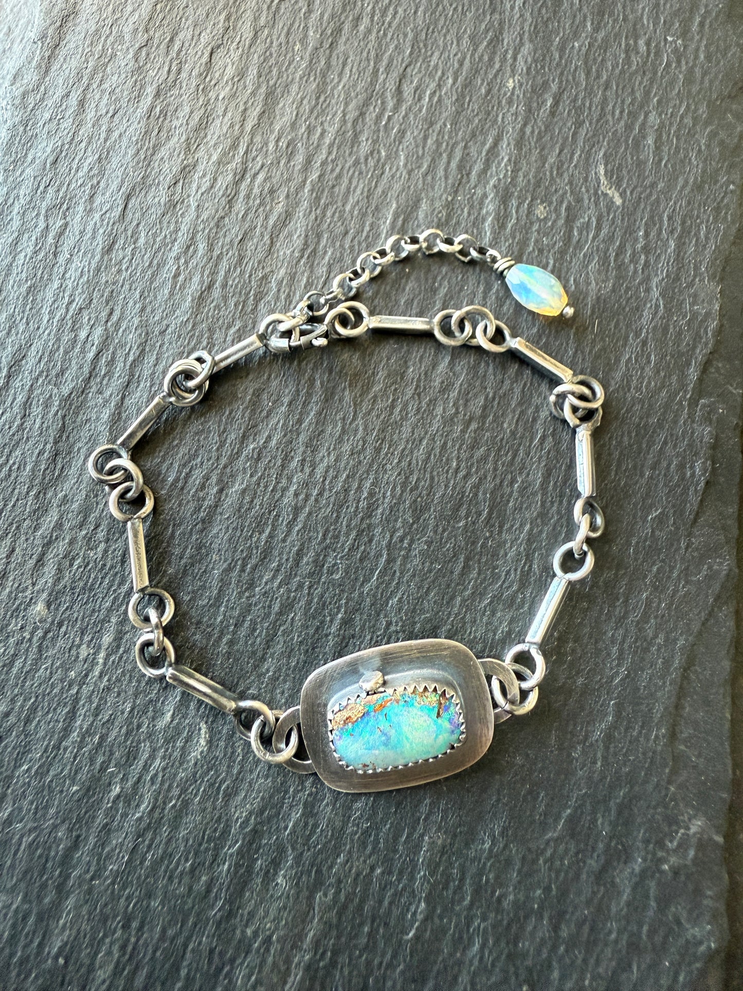 RESERVED for ALEX - Opal Chain Bracelet