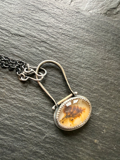 Scenic Dentric Agate Pendant