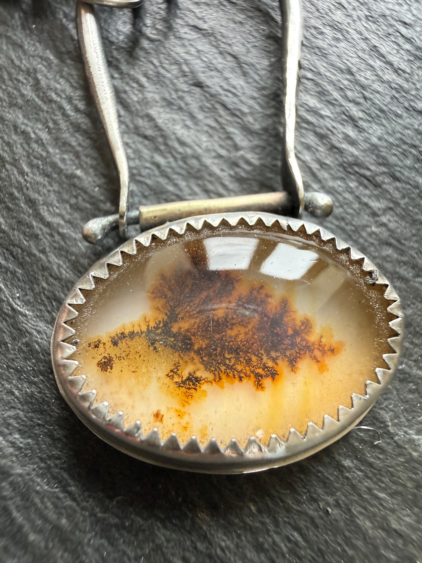 Scenic Dentric Agate Pendant