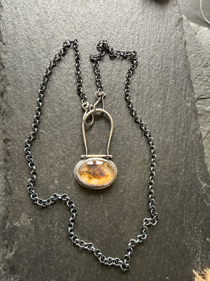 Scenic Dentric Agate Pendant