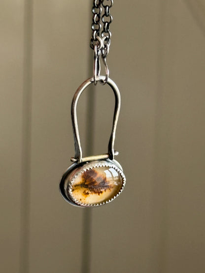 Scenic Dentric Agate Pendant