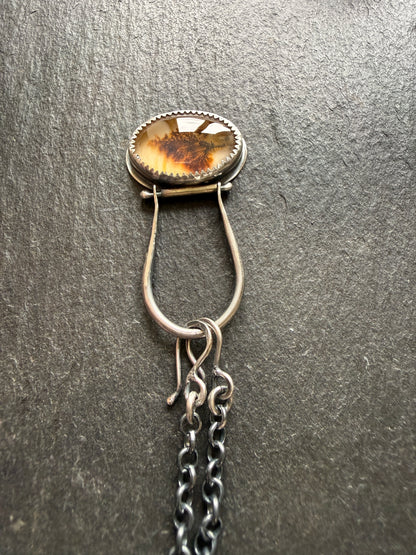 Scenic Dentric Agate Pendant