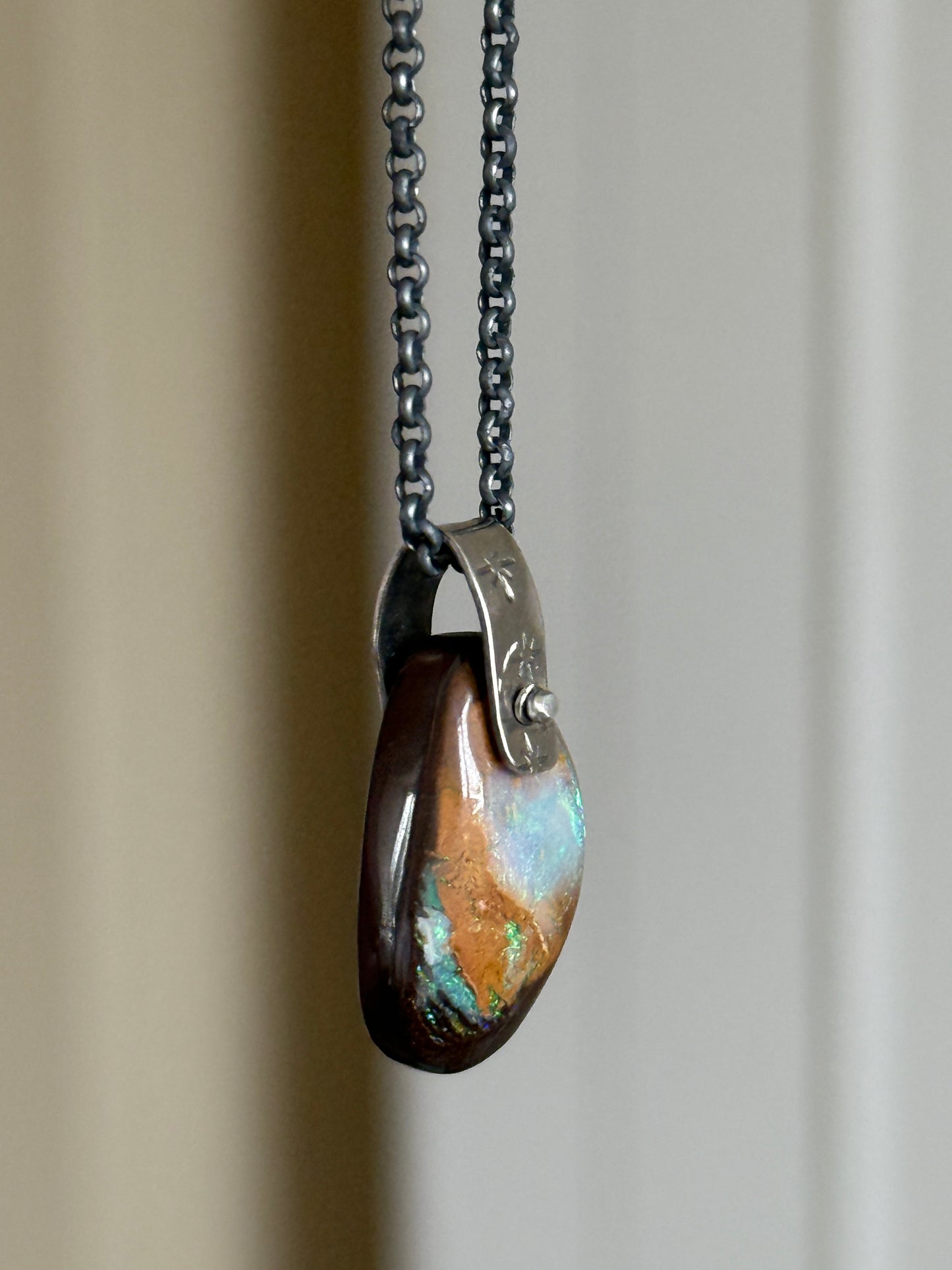 Ocean Blue Boulder Opal
