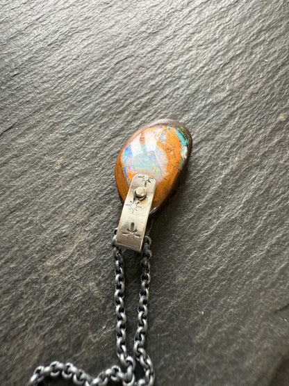 Ocean Blue Boulder Opal