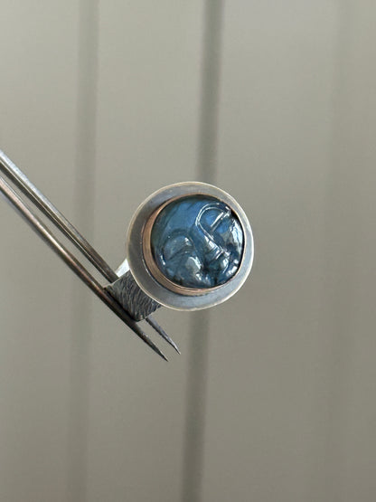 Labradorite Ring US 7.5 / UK O 1/2