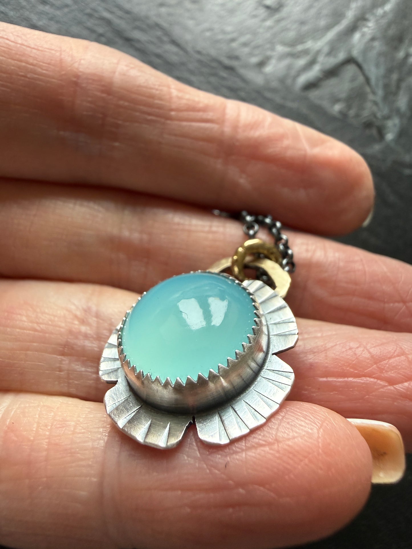 Chalcedony Pendant