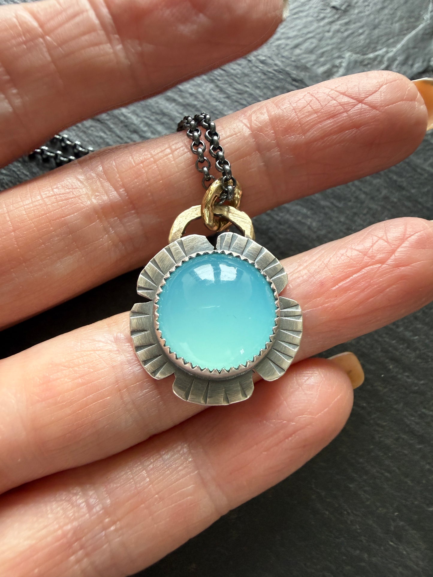 Chalcedony Pendant