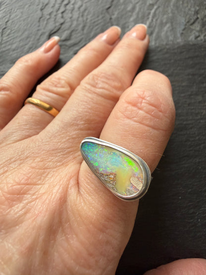 Opal Ring US 7.5 / UK O 1/2