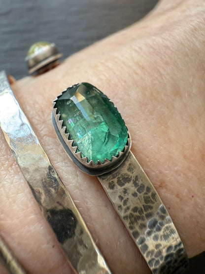 Open Cuff Tourmaline Bangle