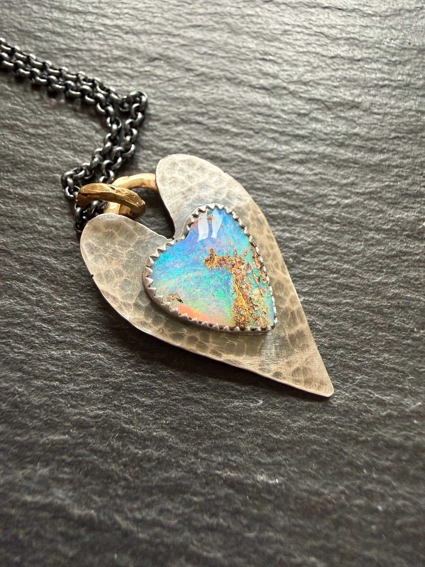 Heart Opal Pendant