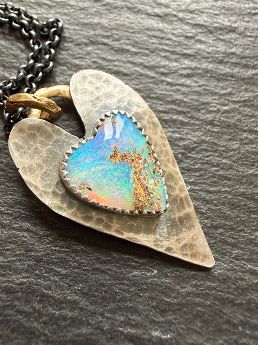Heart Opal Pendant