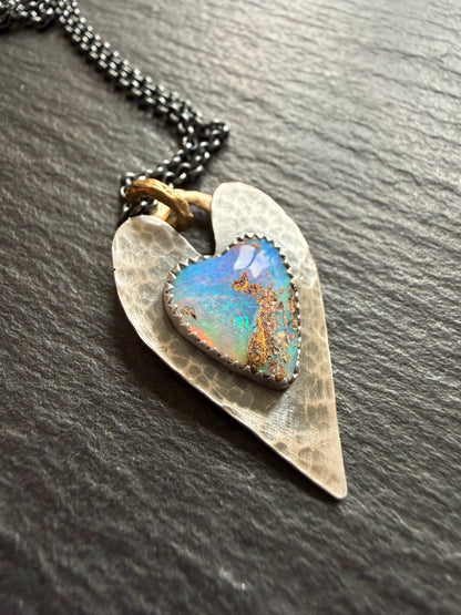 Heart Opal Pendant