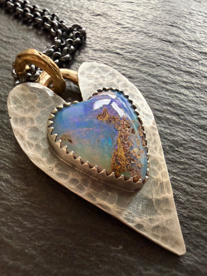 Heart Opal Pendant